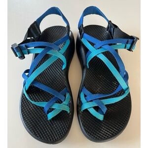 Chaco ZX/2 Blue Hiking Toe Strap Sandals 8